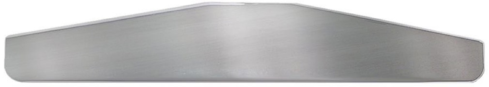 Chrome Bottom Mud Flap Plate, Welded Stud