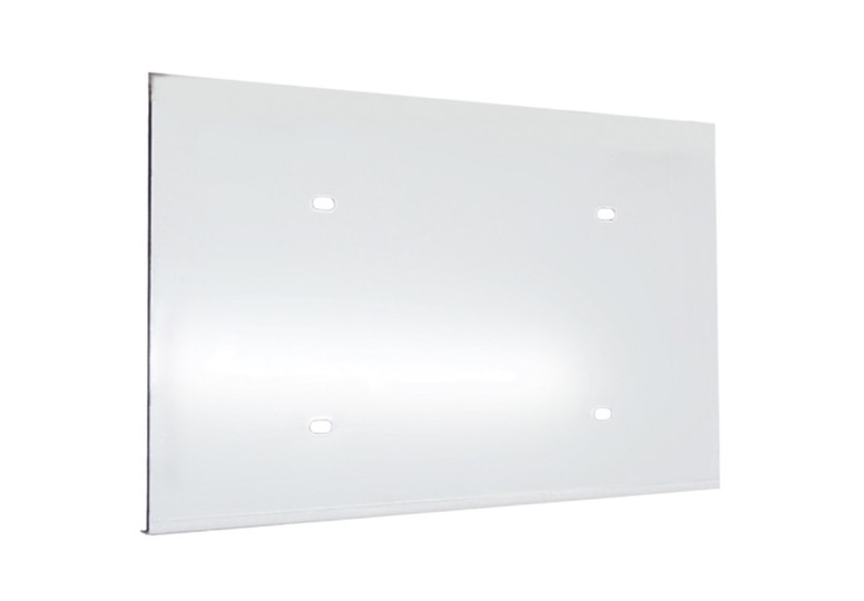 Chrome 1 License Plate Holder non hinged