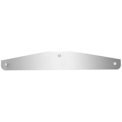 Chrome Bottom Mud Flap Plate, Bolt Thru